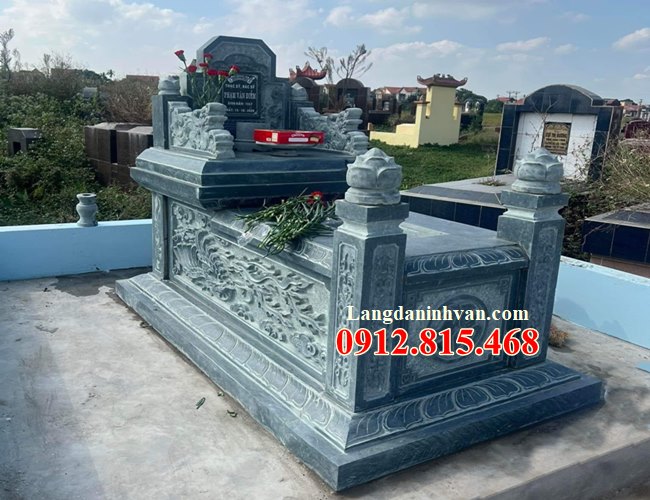 Mộ đá bành đẹp thiết kế hiên đại chất lượng cao - Mộ đá đẹp